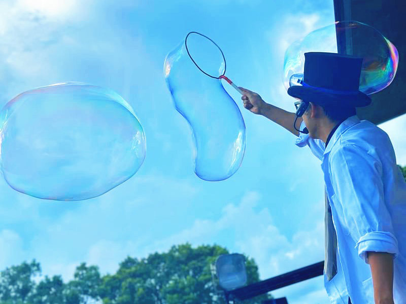 シャボン玉ショーのご案内